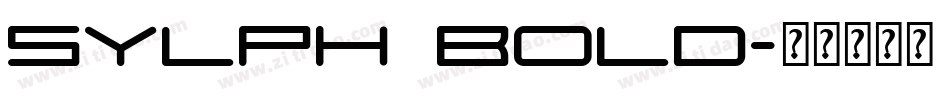 Sylph Bold字体转换